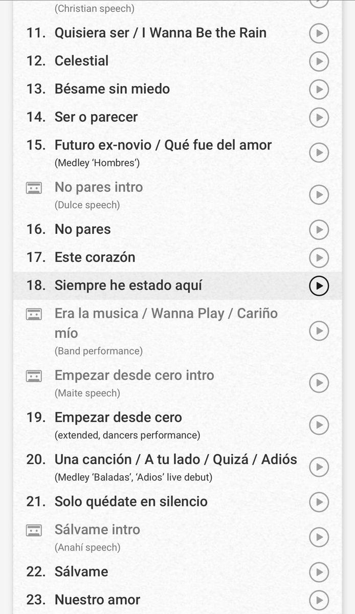 jesusnalgas's tweet photo. #SoyRebeldeTour full set list y’all I’m crying it’s so good #rbd #Rebelde #setlist https://t.co/Xi6WbrVpfX