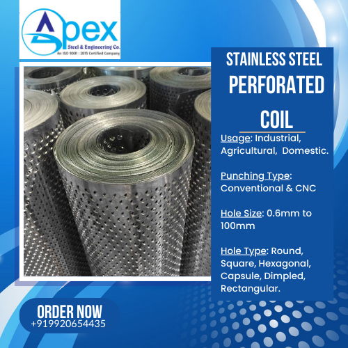 Stainless Steel Perforated Coils.
Contact Us: wa.link/ghlumq
.
.
.
#steel #metal #steelfabrication #perforatedsteel #perforated #oilindustry #filterationsystem #filtersmanufacturer #shipbuildingindustry #constructionindustry #buildings #facade #facadelovers #facadedesign