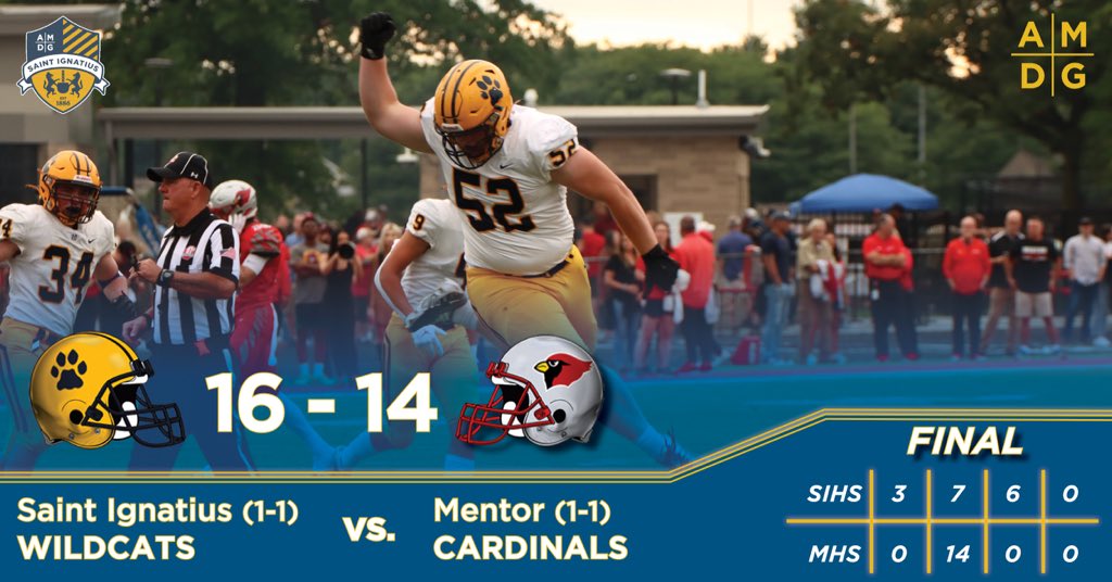 FB: THE WILDCAT DEFENSE HOLDS ON! THE CATS TAKE DOWN THE CARDINALS 16-14 FOR RYAN FRANZINGER’S FIRST WIN AS HEAD COACH! 
#GoCats