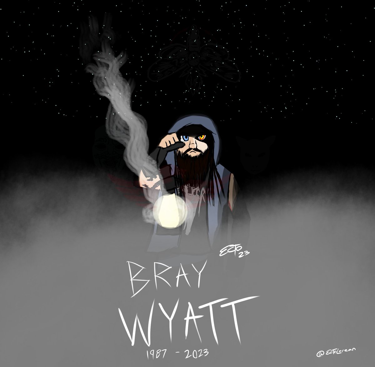 EctoLorean's tweet photo. Follow those buzzards. 

Bray Wyatt
1987 - 2023 https://t.co/CdocIEkpP3