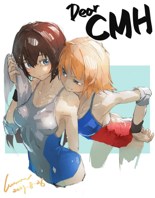thank you for the request!Ayumi-chan and Annie-chan (OC) 