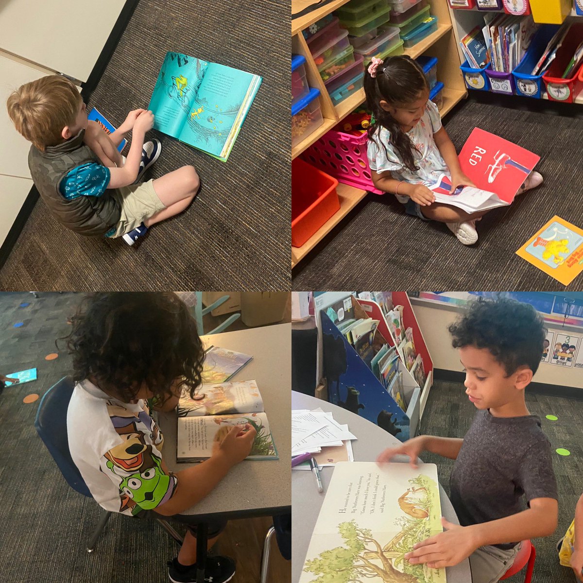 Bridgewater_FE's tweet photo. Today was full of reading, making new friends and taking pictures of our work to show mom and dad 😁 
Happy Friday! https://t.co/g5pdOmwxaI