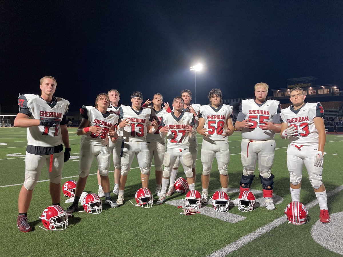 jeff_schaffer13's tweet photo. 🏈 HS Football

FINAL
🔴 Sheridan 24
🟡 Watkins Memorial 19

Generals move to 2-0 with a hard-earned road win!

#SRscores @StoriedRivals @RMA_RedRageFB https://t.co/V8HoYPu1Fk