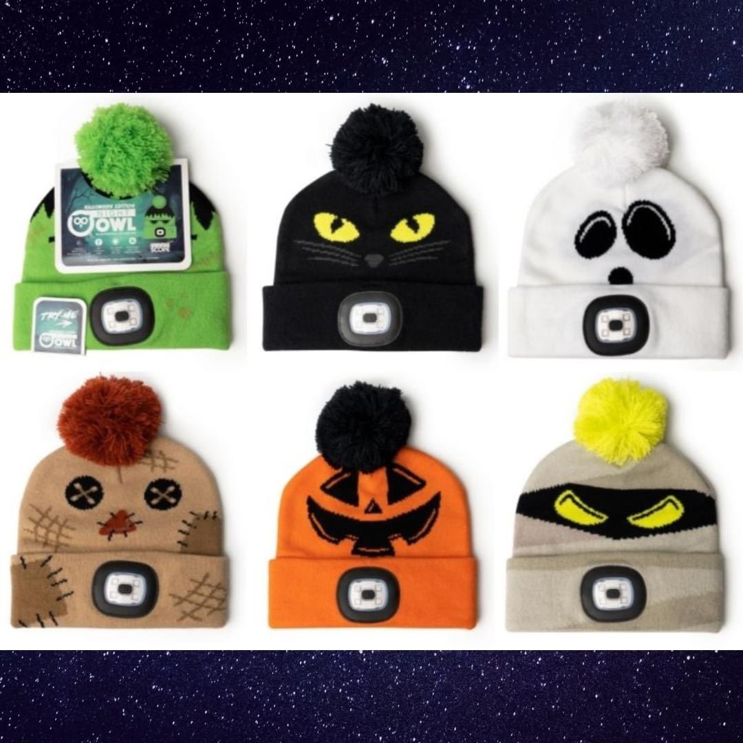 AFTgallery's tweet photo. Halloween Night Scope Beanies have finally arrived!! 
Six styles to choose from w/ limited quantities available of each.
Pick up one of our Eco-Kids face paint pallets as well and your costume is complete!!🤡🎃😈

#aframerstouch
#ShopSmall 
#discoverforestgrove 
#ecokids https://t.co/PDnlYPXyOp