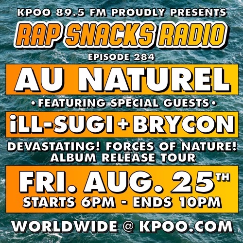 Live on @KPOORADIO right now!!!!! Rocking w the breh @ill_sugiee on @RapSnacksRadio !!! kpoo.com