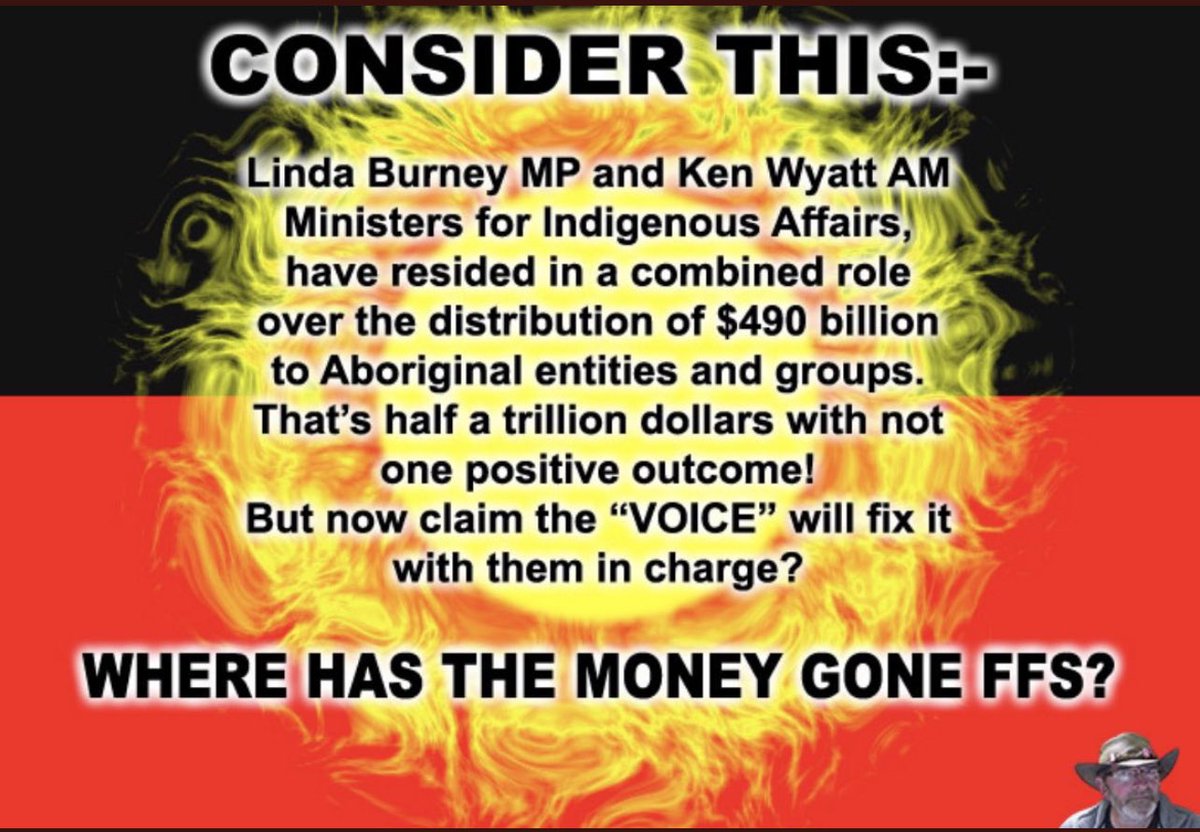 GenXTruther72's tweet photo. So you think the NDIS is a rort?
Trust me, its got nothing on the #IndigenousGravyTrain.
#VoteNoToApartheid #VoteNO23Australia