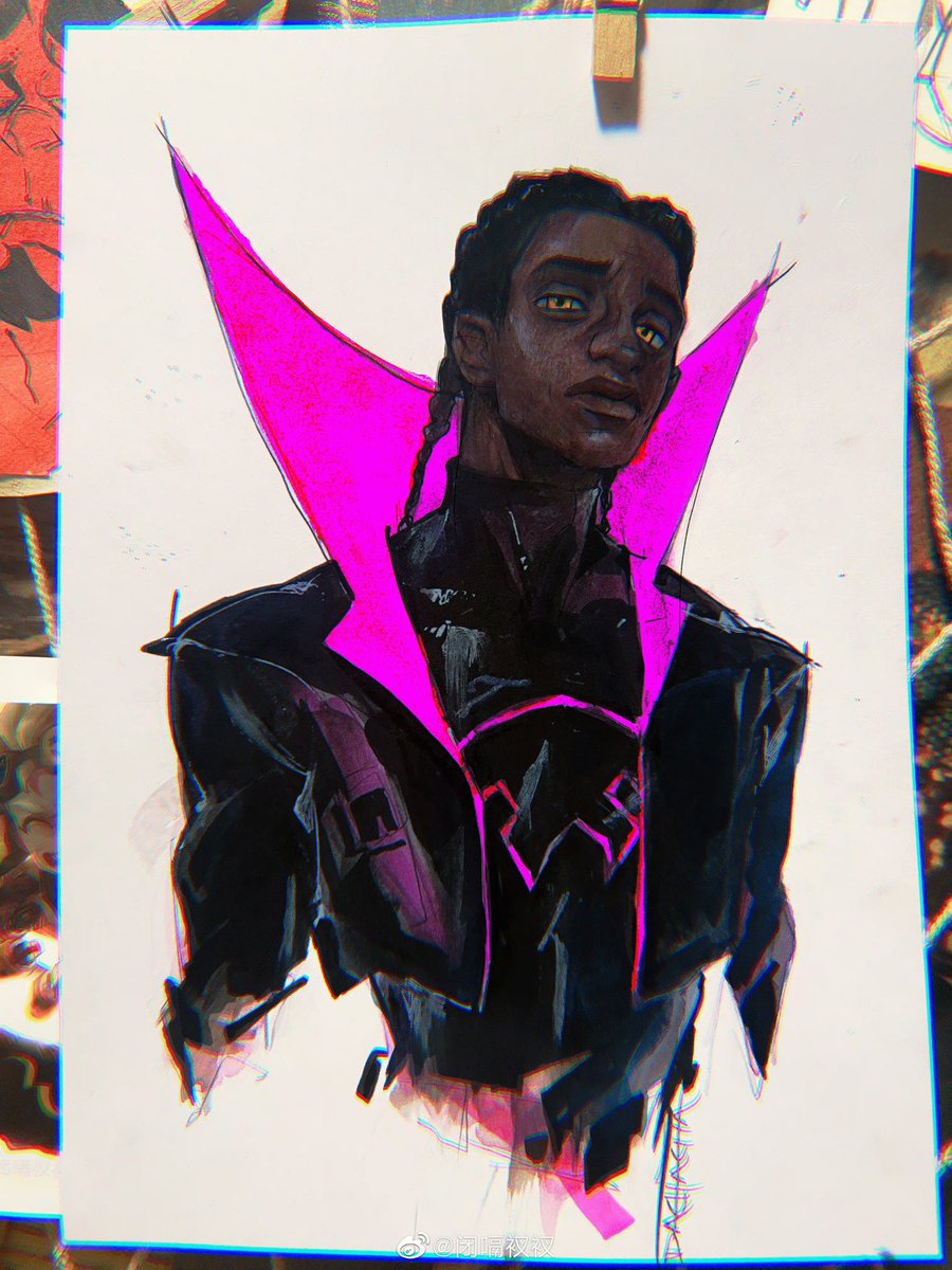 DACHACHA052's tweet photo. #SpiderVerse #HobieBrown #MilesMorales #GwenStacy https://t.co/cGFV5e5WbJ