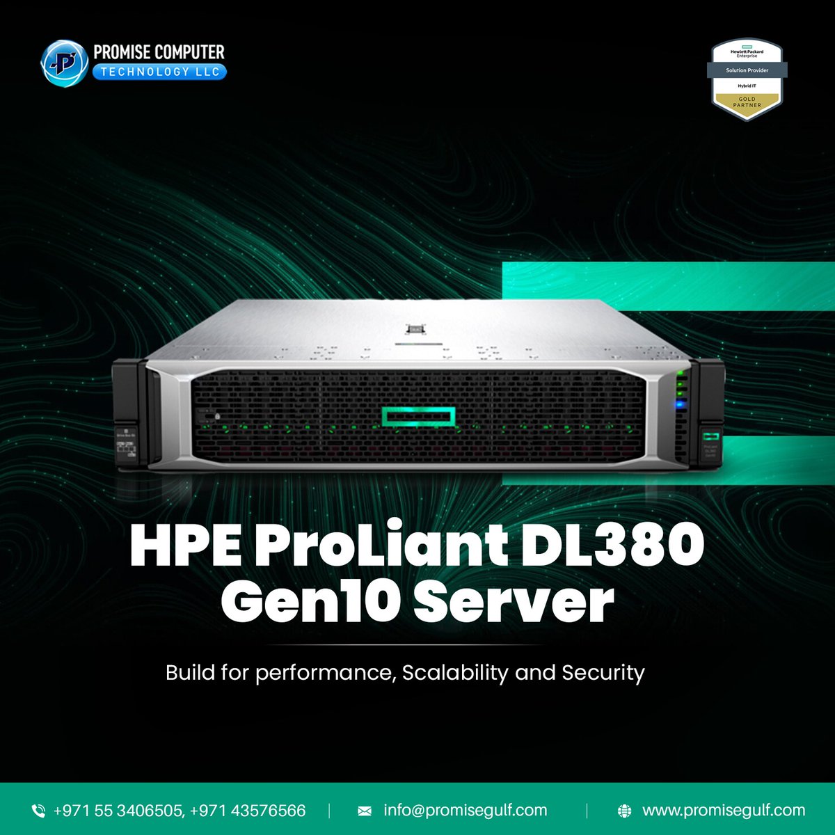 PromiseCompute1's tweet photo. The HPE ProLiant DL380 Gen10 server delivers the latest in security, performance and expandability, backed by a comprehensive warranty.
#HPE #hpeserver #DL380 #promisecomputertechnologyllc #dubai
#uae
For more details: https://t.co/w3HIJMrtRE https://t.co/Pmdx8JmMkg
