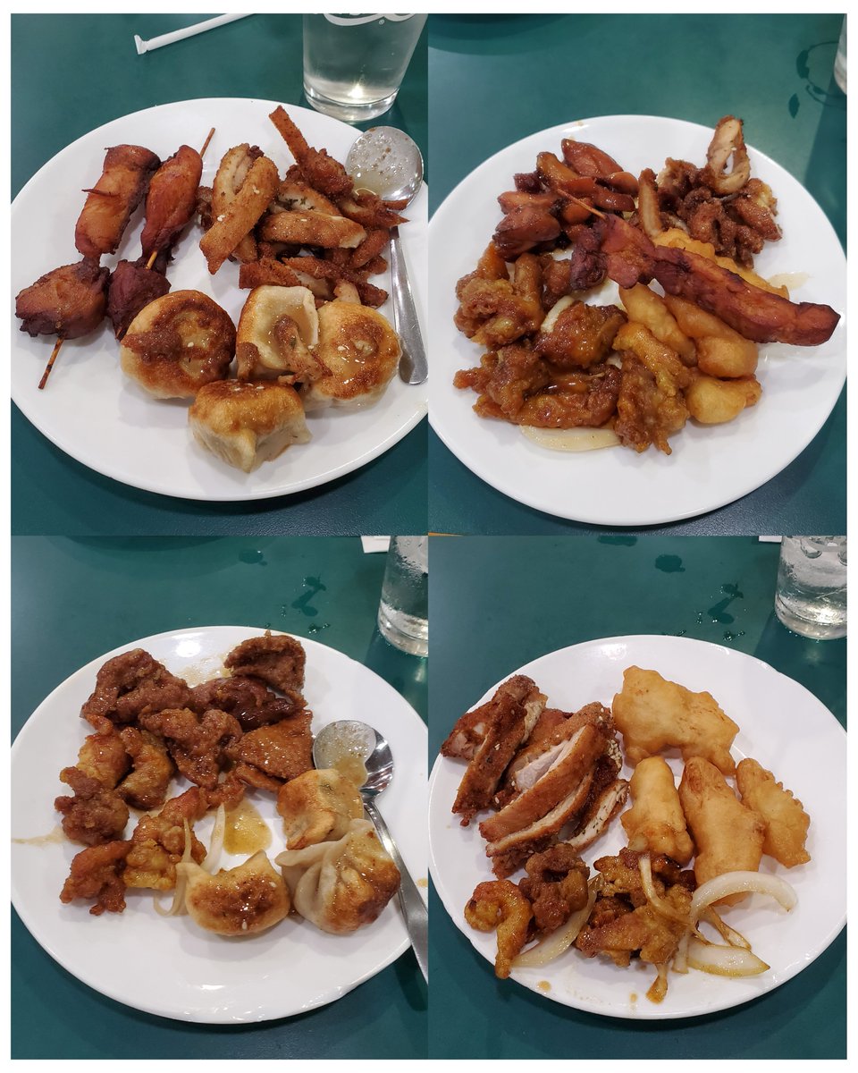 GitEmSteveDave's tweet photo. Hit the #Chinese #Buffet today
#PeanutButterChicken #ChickenOnAStick #Dumplings #BangBangChicken #GrilledSeasoningChicken #ChickenTempura #PepperSteak #IceCream https://t.co/HepbwkxLoZ