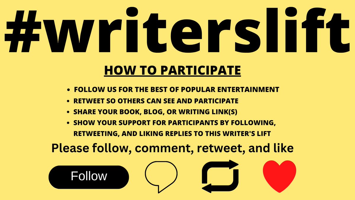 Let’s show our support with a #writerslift 

#Share your #books, #blogs, #poetry, and #podcasts #links 

#ShamelessSelfpromoSaturday 

#READERS find your next #goodreads 

#writingcommunity #booklovers #ReadersCommunity #booktwitter #bookrecommendations #writers #authors