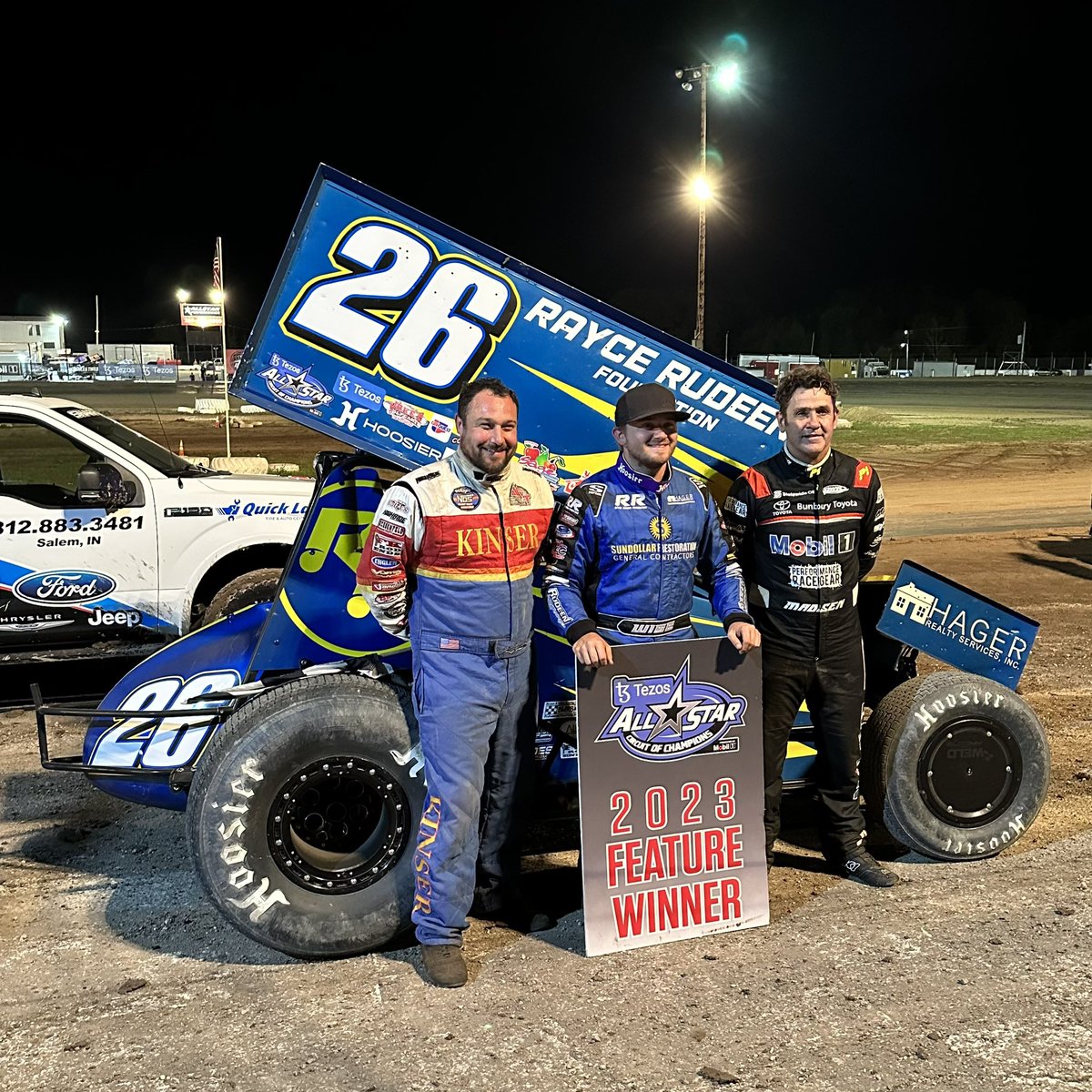 <a href="/KraigKinser/">Kraig Kinser</a> went 11th ➡️ 3rd tonight with @ASCoC at Tri Motor Speedway 🏁