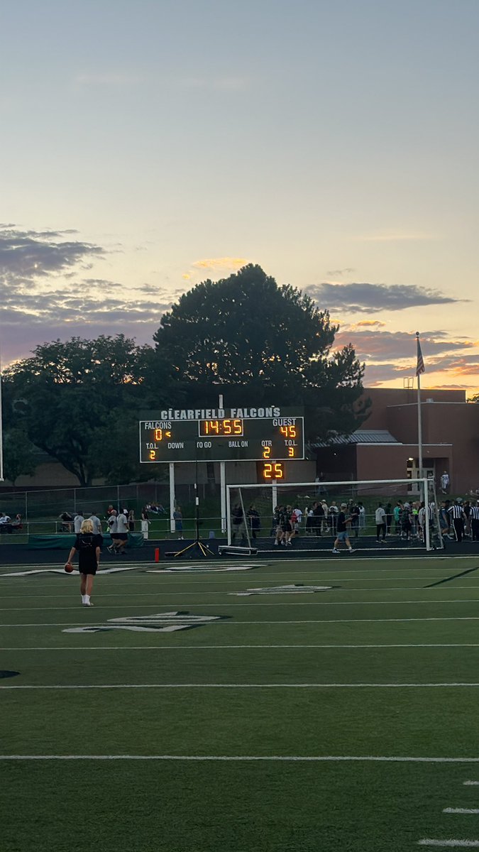 staggassi's tweet image. It ain’t pretty here at Clearfield @patrickcarr_  45-0 for Davis.