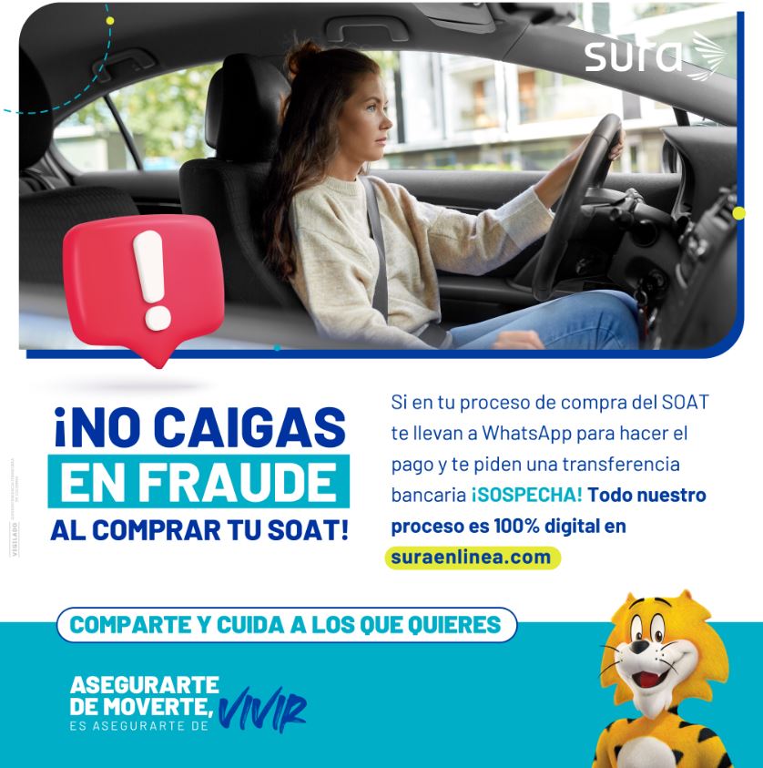 DanielMarinRoj2's tweet photo. #YoNoCaigo Estar informado es fundamental para evitar los fraudes al comprar tu SOAT. La principal recomendación es usar nuestros canales oficiales, como https://t.co/RurHDBaBgg o adquirirlo con tu asesor de confianza.
Lee el artículo, compártelo y di: https://t.co/xpBfkpdsTE https://t.co/vmBXG9kuGC