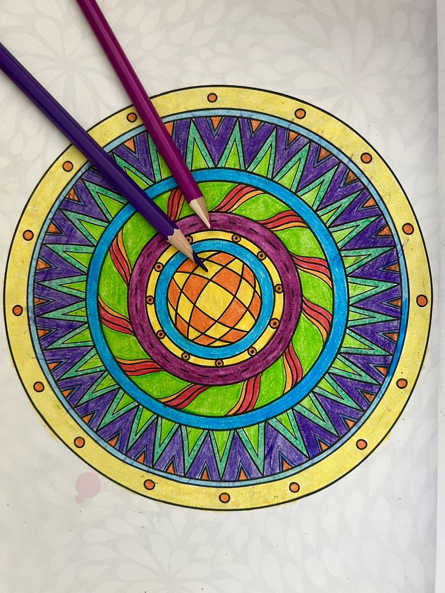 Mental Healing time #Mandala #coloring #coloringbook #Mindfulness