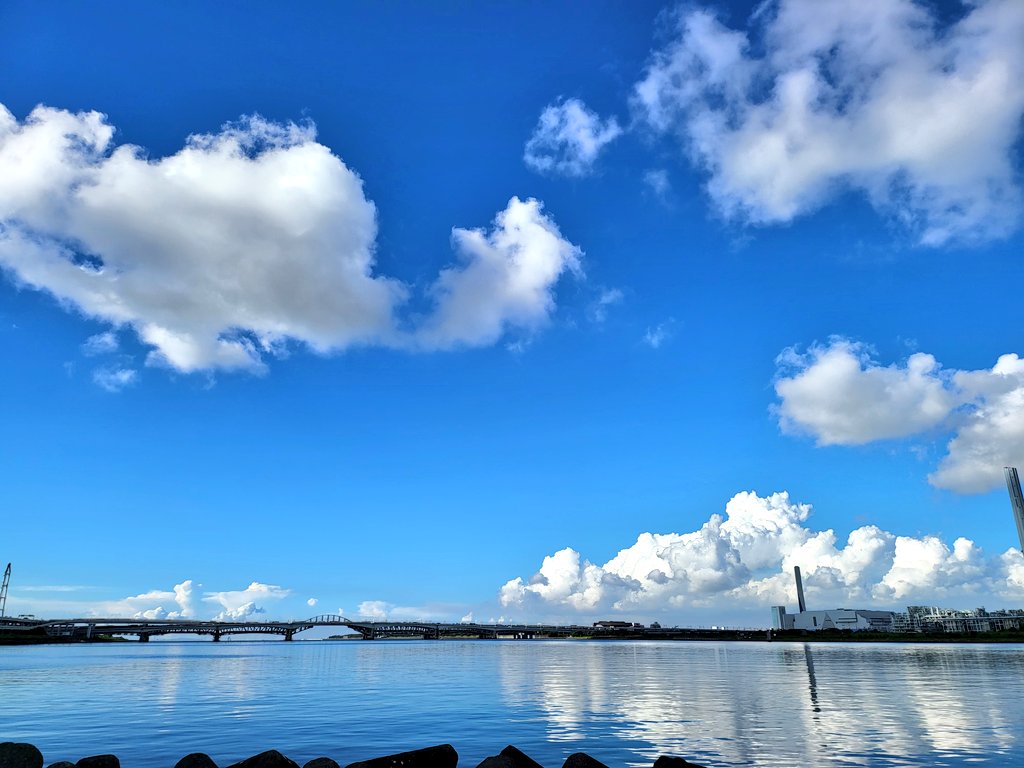 rg2550egb's tweet photo. 久々だからか、5時起きで行ったからか分からんが疲れた。海眺めながら長めの休憩してしまった。

#荒川サイクリングロード
#MTB https://t.co/AD8r2wz5jo