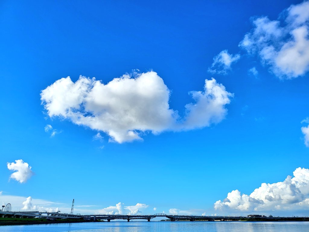 rg2550egb's tweet photo. 久々だからか、5時起きで行ったからか分からんが疲れた。海眺めながら長めの休憩してしまった。

#荒川サイクリングロード
#MTB https://t.co/AD8r2wz5jo