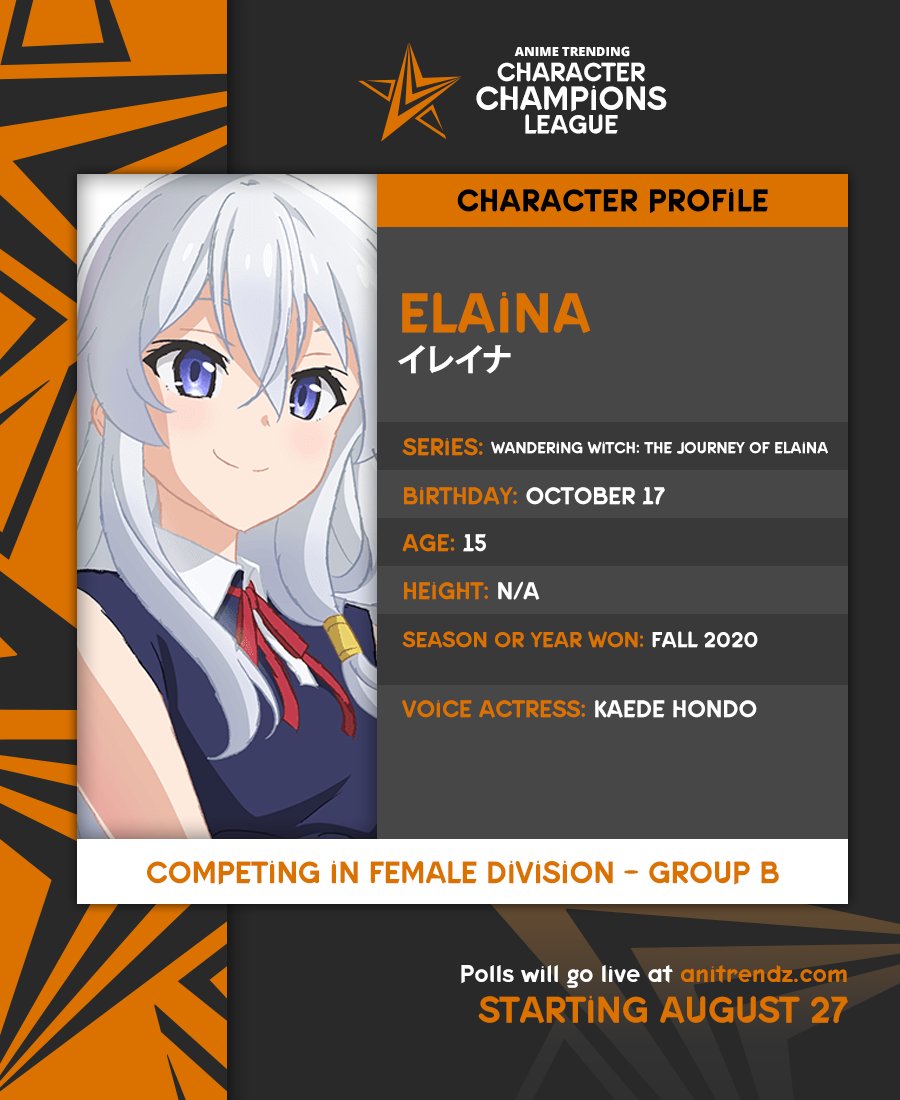 Anime Trending on X: Elaina (Wandering Witch: The Journey of