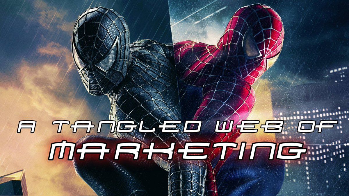TheC0baltBlu3's tweet photo. So my new video is arriving on time and will go up late tonight, approximately 3AM (CST). "The Tangled Web of Spider-Man 3's Marketing Campaign". But I must ask, which thumbnail looks most appealing? #SpiderMan3 #SpiderMan32007 #SM3DeletedScenes https://t.co/Gbg4nNBB5J