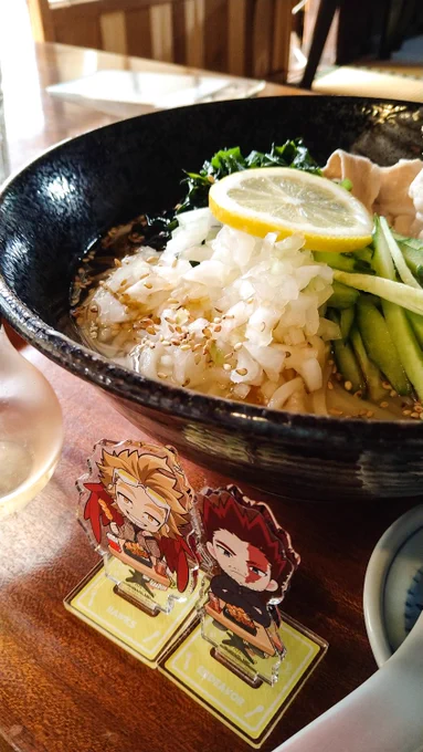 古民家で風鈴の音を聴きながら食べる麺、最高に夏を感じる