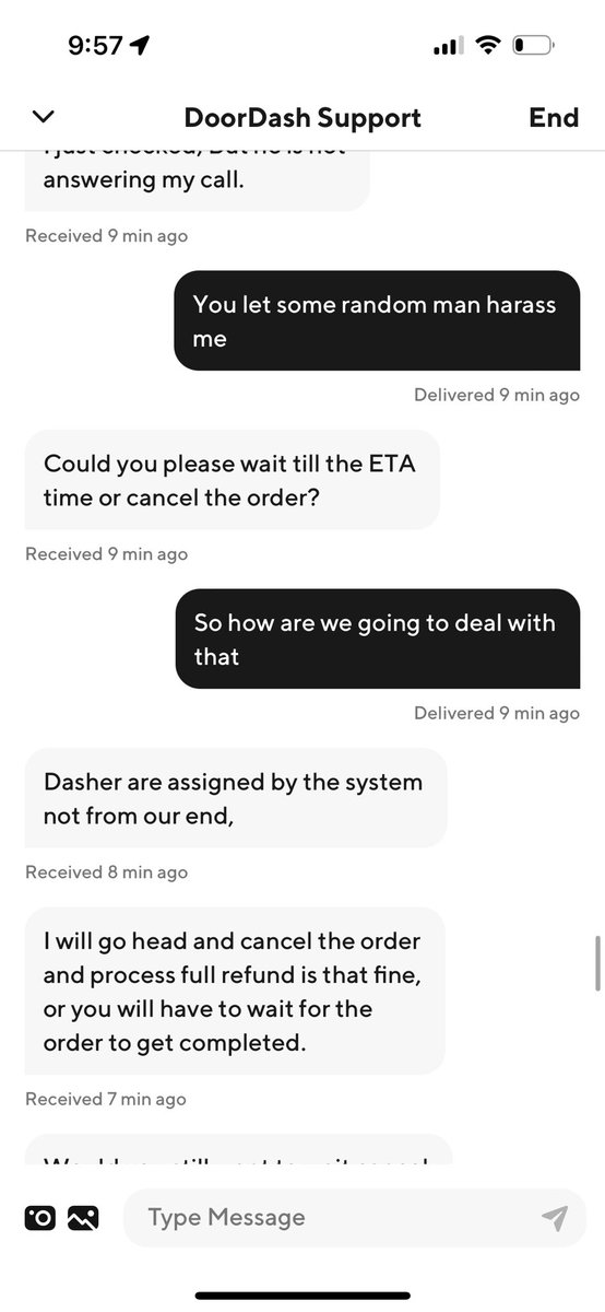 stinabearr's tweet photo. @DoorDash 1ST OF ALL I NEVER GOT MY  🍕. I will never use door dash again. I placed an order at 8 pm and waited 2 hours before I decided that maybe my order wasn’t coming. I finally call the person and he made me feel very uncomfortable https://t.co/eT85tSpRIU