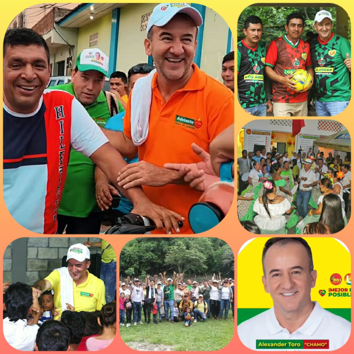 Liderazgoposit1's tweet photo. #AlexanderToro también conocido cariñosamente por su gente como #ElChamo, ha demostrado el liderazgo y un potencial de servicio social con su pueblo, por eso hoy es la opción #1 a la Alcaldia de #pailitas el sondeo y las encuestas en la región lo demuestran. https://t.co/ccWjeKJf5l