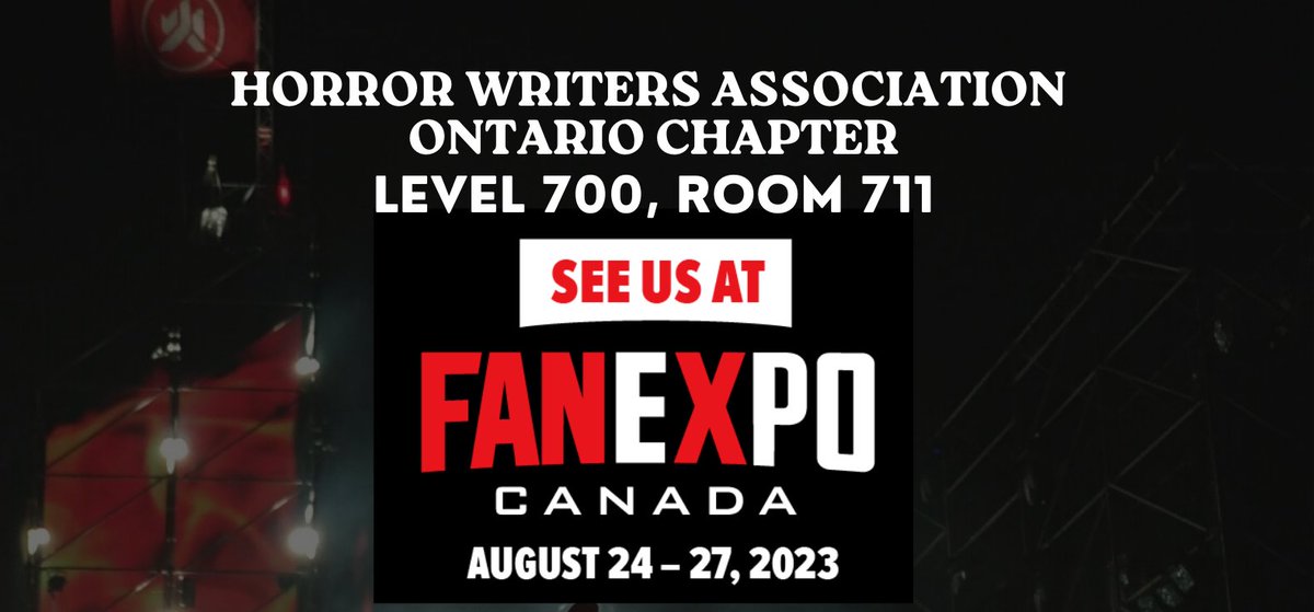 HWAOntario's tweet image. Coming up at 2:30! Hear terrifying tales at HWA #HORROR STORY READINGS. Featuring Crystal Bourque @everythingstemp, Regan McDonell @Writer_ReganMcD, and @_Beth_Wagner_. Find #HWAOntario @ LEVEL 700, ROOM 711 @FANEXPOCANADA. #fanexpocanada2023 @horrorwriters #horrorfam