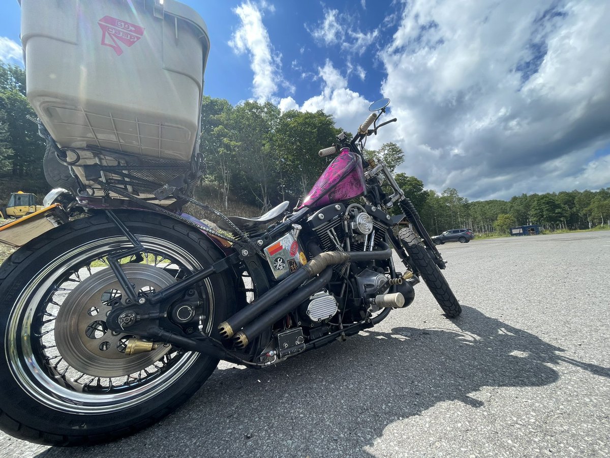 rs1600anz's tweet photo. 今日はバイクキャンプ☀️
でも明日は雨、、、☔️ https://t.co/mmxGg5pjtR