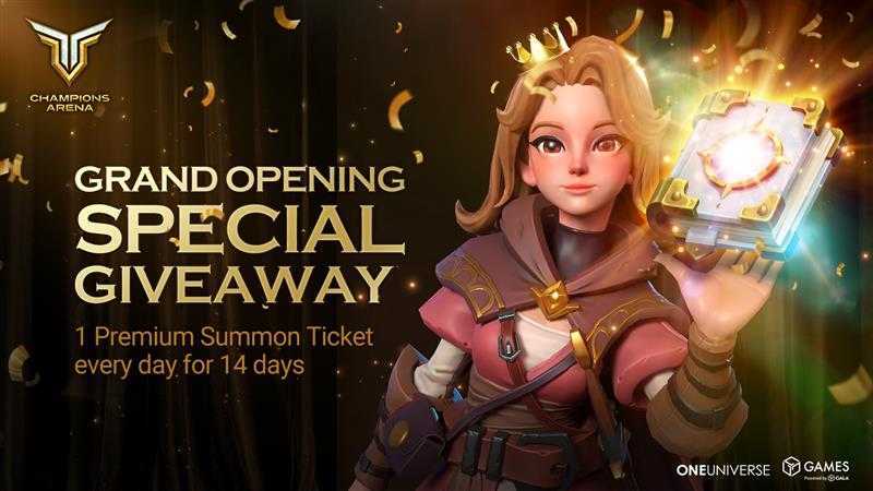 Store(Mobile,PC): tosto.re/championsarena Grand Opening Special Giveaway on the way! Total 14 premium sommon ticket are ready for you! Who is ready to pick the Legendary Champion? I think it is your turn now. Follow us to get more giveaway info! #NFT #web3 #P2EGame…
