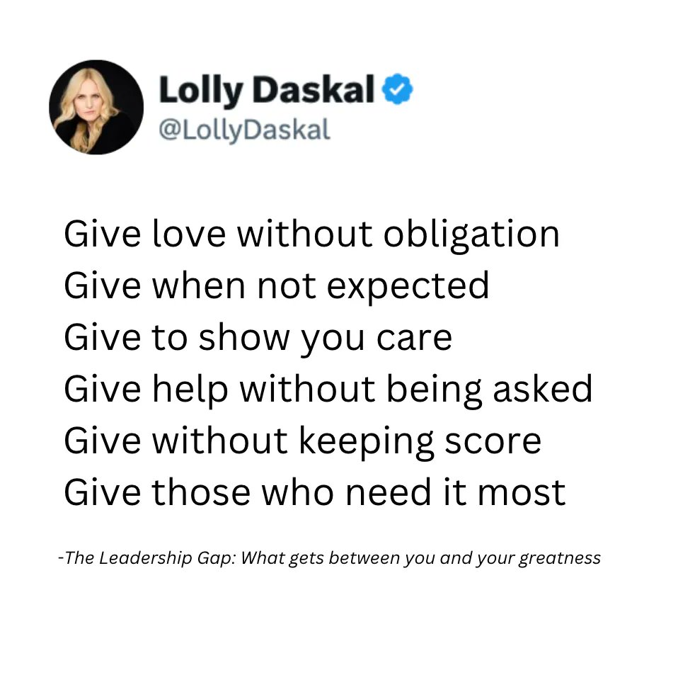 Lolly Daskal tweet media