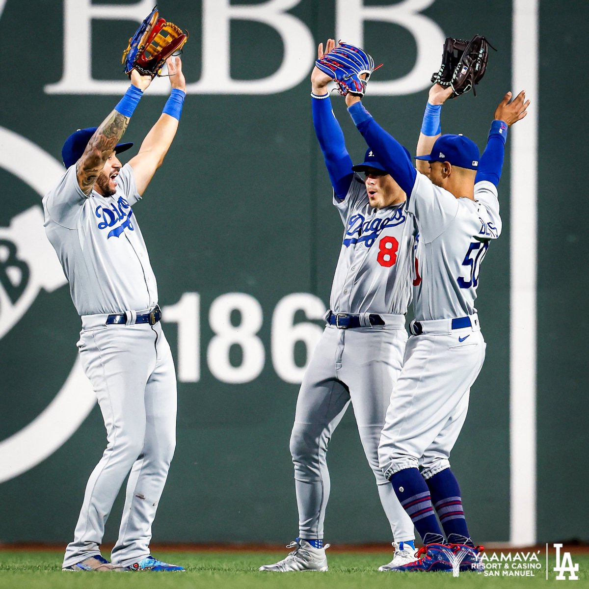 Victory formation! 

Dodgers x <a href="/Yaamava/">Yaamava' Resort & Casino</a>