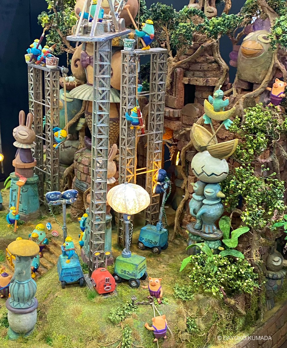浜松ジオラマグランプリ開催中〜エントリーNo.39「くまくまエピソード3〜USAピョン遺跡」(ウサピョン遺跡)で出品してます。8月24日〜27日まで。ザザシティ浜松西館1階　#浜松ジオラマグランプリ2023