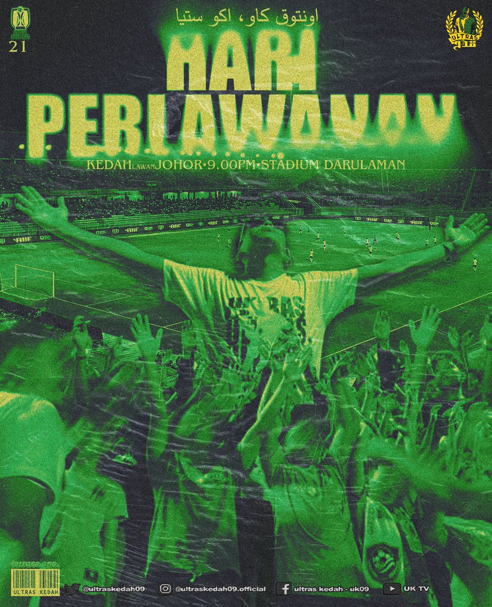 ultraskedah09's tweet photo. Hari perlawanan.

Demi jata kedah di dada... lawan!!!!!

#uk09
#untukkauakusetia https://t.co/g62isjCaIt