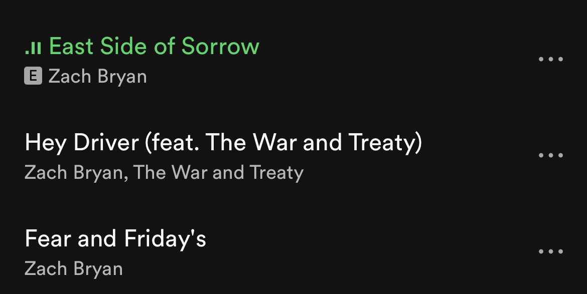 Schlecto11's tweet photo. This stretch of songs… 🔥 🔥 🔥 Thank You @zachlanebryan https://t.co/0xrxGHg2sK