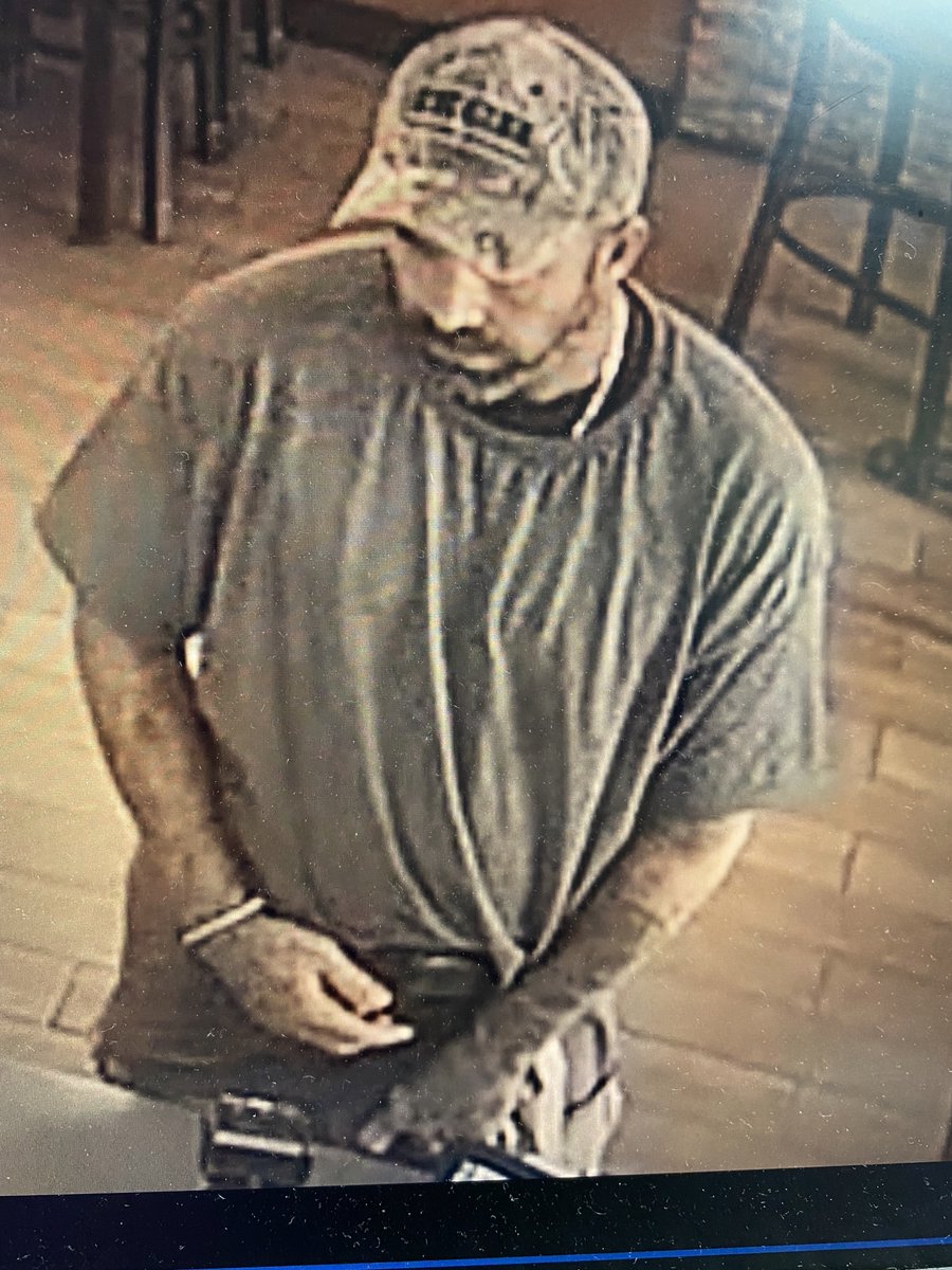 SavPolice's tweet photo. Have you seen this person? On August 25, 2023, at approximately 5:10 PM, the subject robbed the Subway (located at 1900 Benton Blvd) at gunpoint. Security camera footage captured the subject fleeing the scene in a sky-blue Ford Bronco. Anyone w/ info should call (912) 628 0161. https://t.co/VgdwsOFEUN