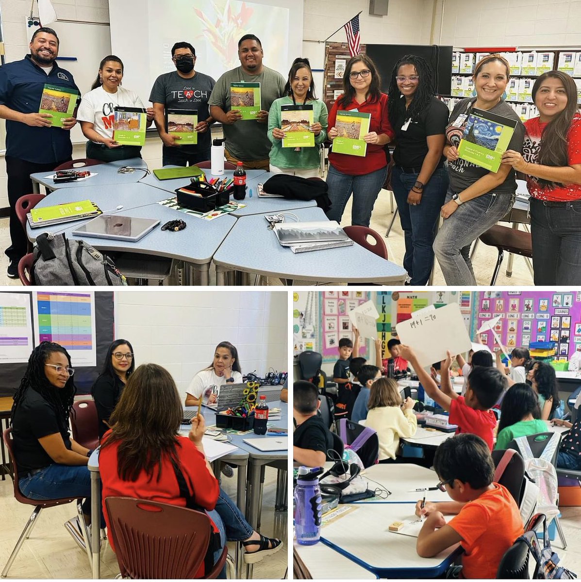 Eureka PLCs at several of our elementary schools this week. We are helping teachers unlock the greatness in every child. HCISD teachers are sparking student curiosity with high-quality instruction as they lead every math lesson with confidence. 📚 👩🏻‍🏫 ✖️➕ 👨🏻‍🏫 #TrustTheProcess