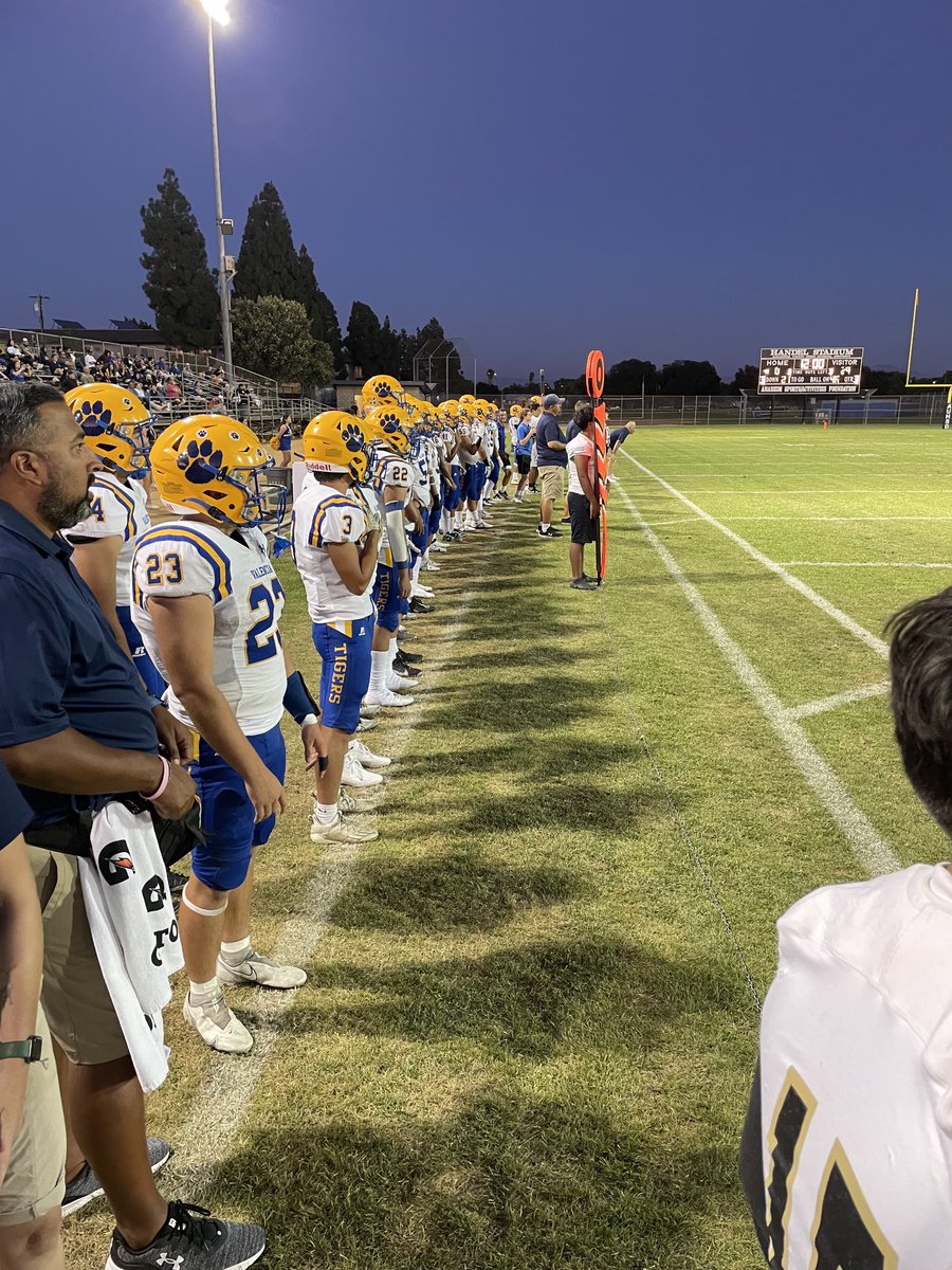 Tiger football night! 29-0 after 1Q over Western at Handel Stadium. Check that… 36-0 now. Go Tigers!!!