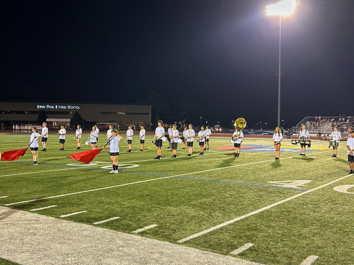We had a great time performing at the first football game tonight! We can’t wait for the rest of the season!