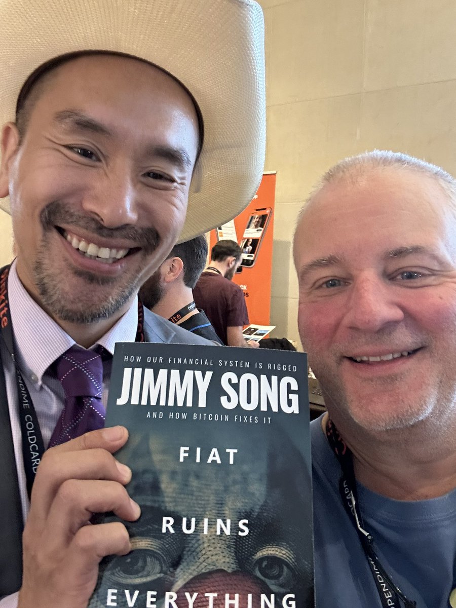 LaCrosseBitcoin's tweet photo. Pleasure meeting Jimmy today! Love your work Jimmy. Keep fighting the fiat beast. https://t.co/BY02wW6aA6