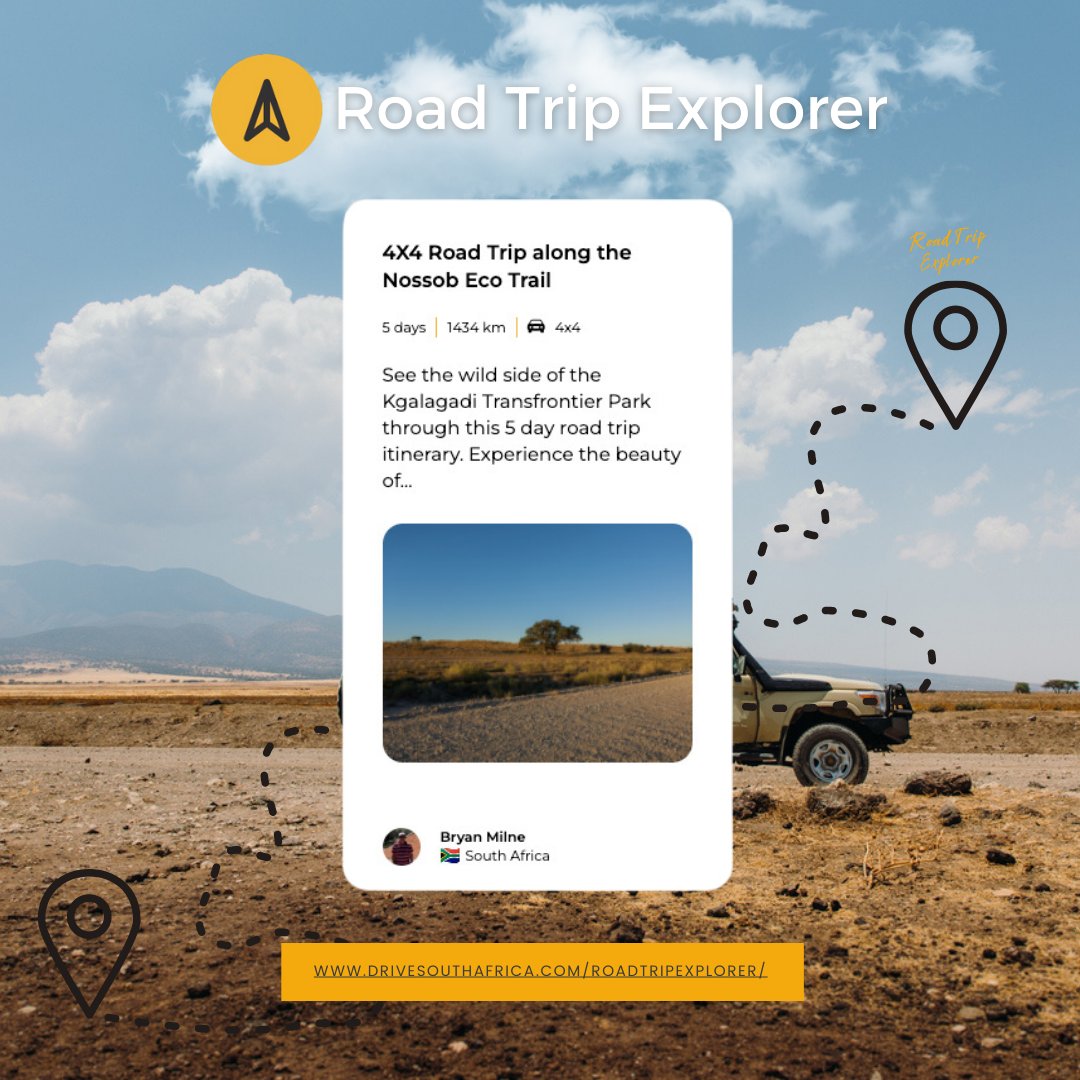 🌍🚗🗺️ Get ready to embark on an epic adventure with Road Trip Explorer! 🤩 #DriveSouthAfrica #RoadTripExplorer #RoadTrip #Competition #AfricaRoadTrip