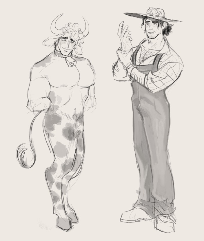 Surpriseeeee 🥰 Othis and Caspian that I did a while ago, idk it's self explanatory <3 #nsfw