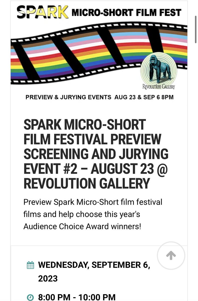 Spark Micro-Short Film Fest & MicroMania® (@micromaniaf) on Twitter photo Help select the most impactful shorts in our 2nd preview event Wed Sept. 6 at Revolution Gallery Lounge.
#Buffalo #filmfestival
Sparkfilmmakers.org
.<a href="/SPRKFilmmakers/">Spark Filmmakers Collaborative</a> Help select the most impactful shorts in our 2nd preview event Wed Sept. 6 at Revolution Gallery Lounge.
#Buffalo #filmfestival
Sparkfilmmakers.org
.<a href="/SPRKFilmmakers/">Spark Filmmakers Collaborative</a>