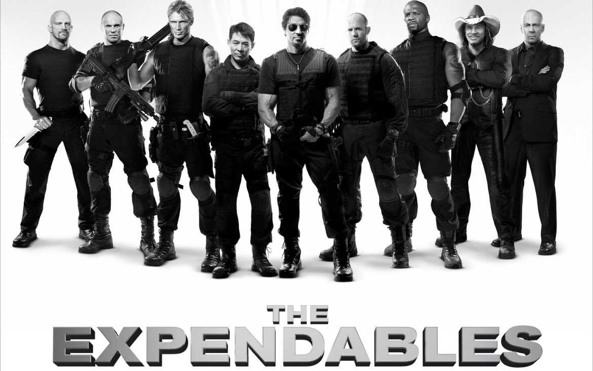 Lulamaybelle's tweet photo. Watching THE EXPENDABLES tonight. I didn’t see the original BUT I loved the sequel when I saw it in theaters. The third was a letdown, but has its moments. All of these are on #Netflix is y’all fancy a revisit before #Expendables4 / #Expen4bles releases. https://t.co/dAEJpAEwXT