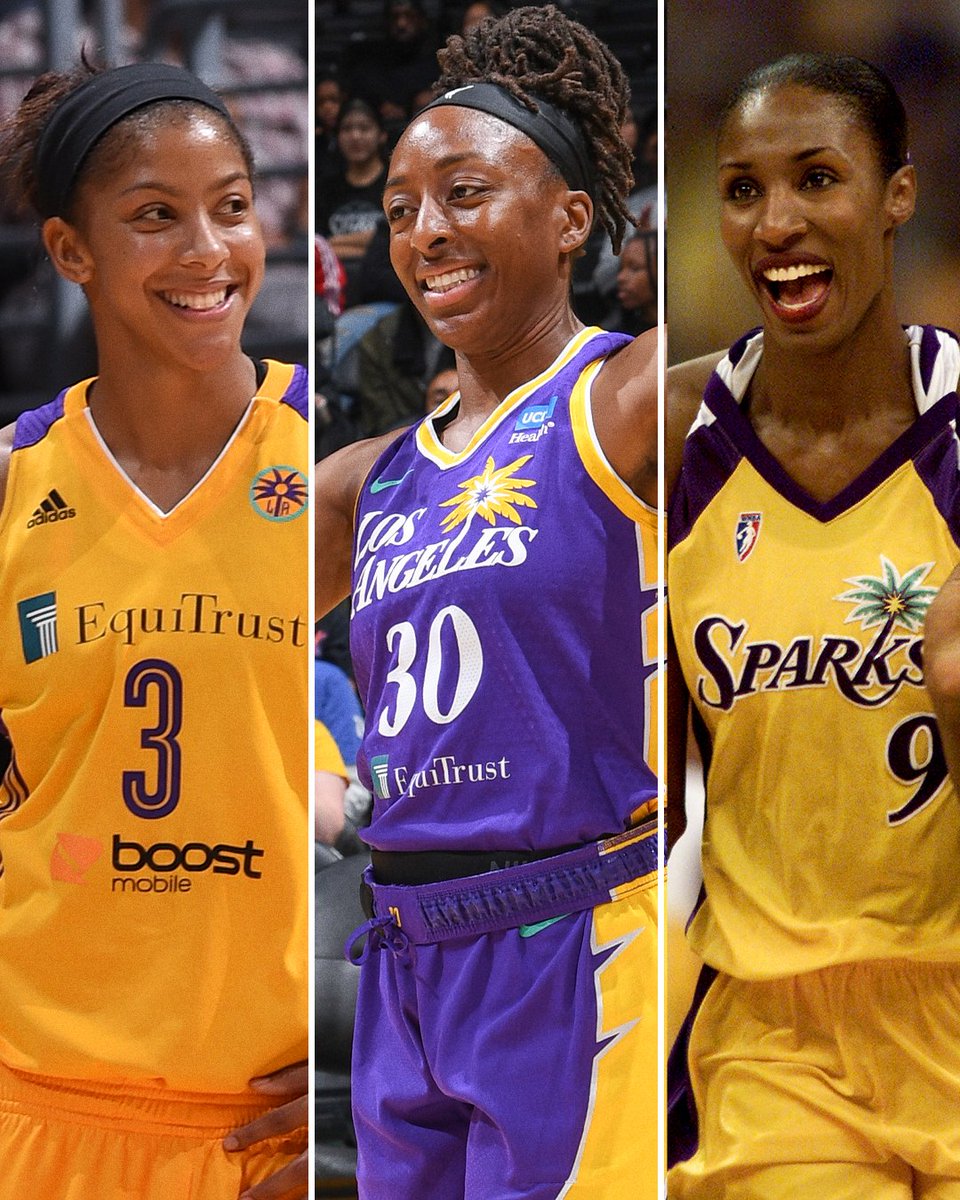 espnW's tweet image. SPARKS ROYALTY ⚡️

Nneka Ogwumike joins Candace Parker and Lisa Leslie as the only Sparks players to record 100+ double-doubles in franchise history 👏