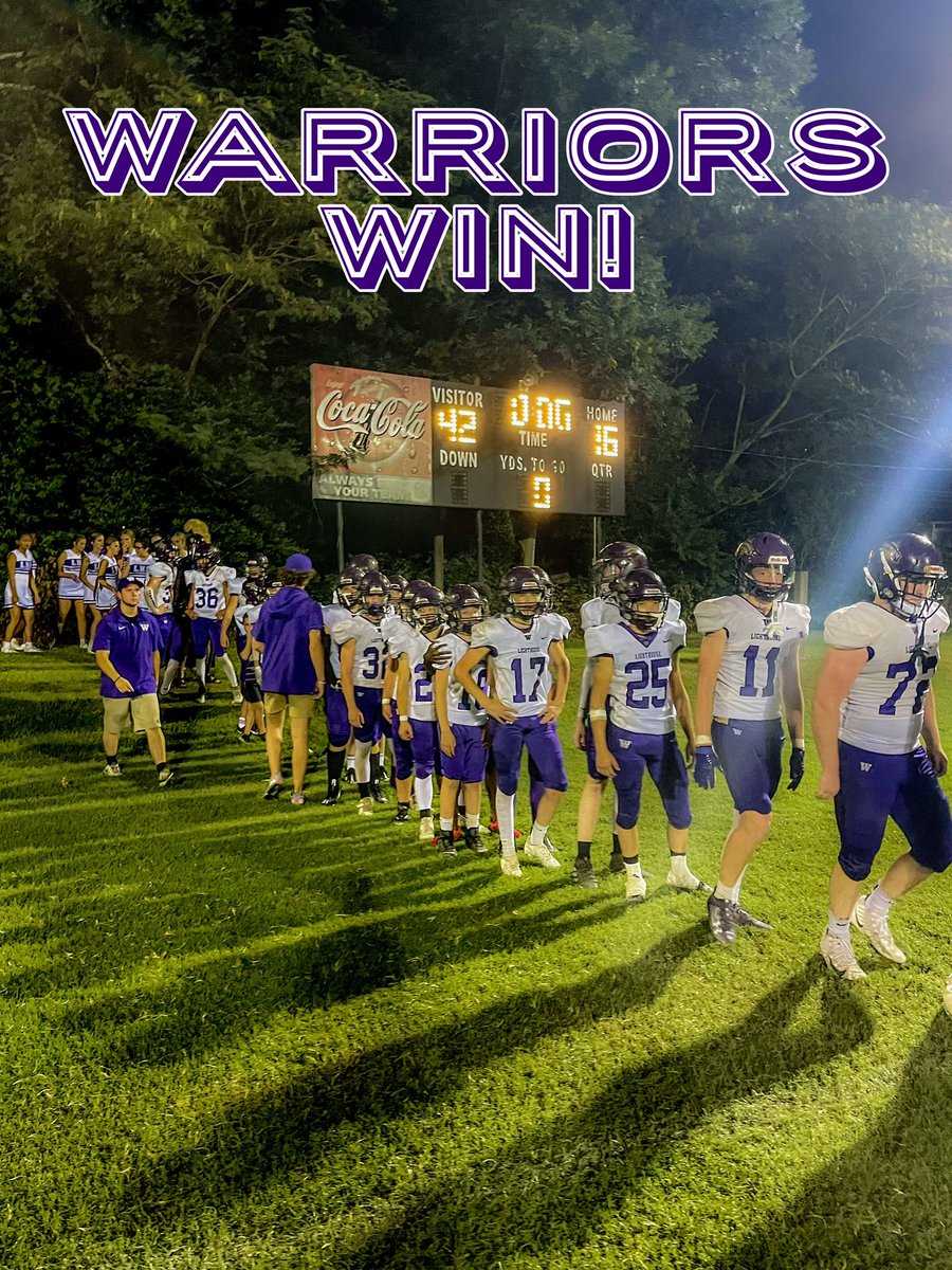 lighthouseftbl's tweet photo. Warriors Win! #gowarriors #warriorfast https://t.co/n8rpbW78pe