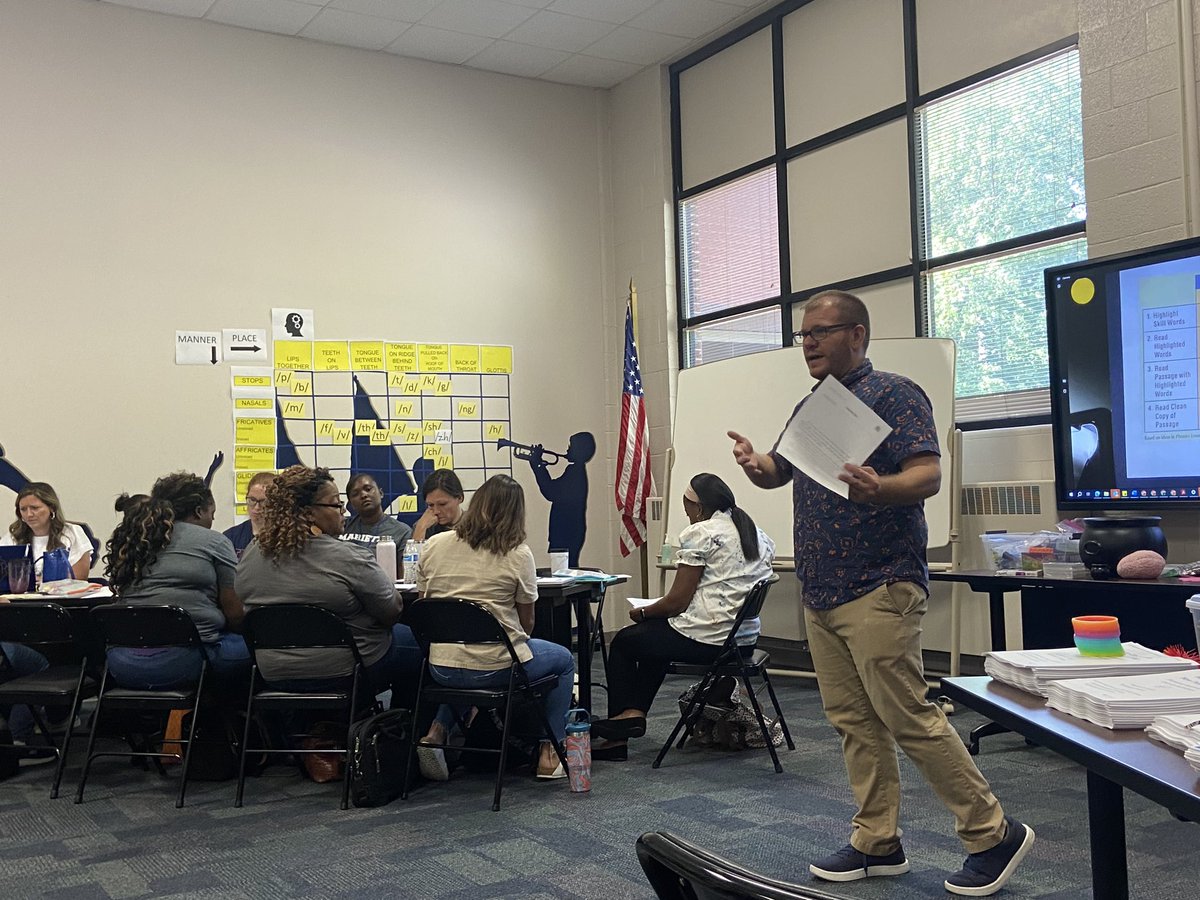 SorforMore's tweet image. It was a beautiful morning training new @MariettaCitySch teachers! We focused on phonemic awareness instruction and phonics routines in today’s session! #structuredliteracy #scienceofreading  #literacyandjusticeforall @CoxCampus