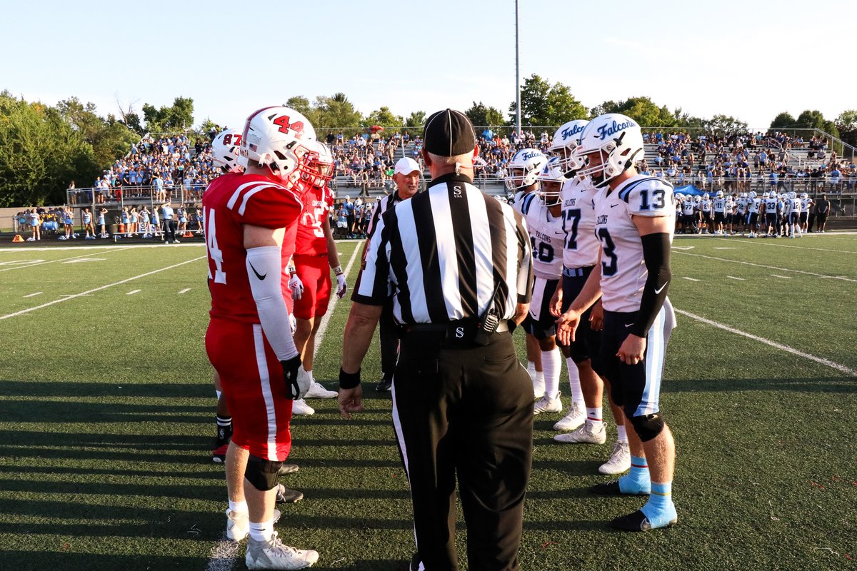 perrytwpschools's tweet photo. Congratulations to the Falcons for taking home the win! Final Score = 10-40. It was a great night for the entire community! #BattleOfTheBirds 🏈💙❤️ https://t.co/tCi4wxRGqC
