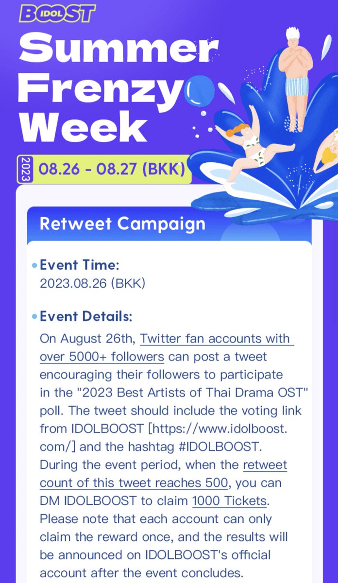 FBmamiLee's tweet image. 💥#IDOLBOOST Summer Frenzy Event

Let's go vote “Think Alike by Becky Rebecca, OST GAP THE SERIES”

🔗 idolboost.com
🏆 500 retweet = 1000 Tickets 🎟️ 

#IDOLBOOST
#beckysangels