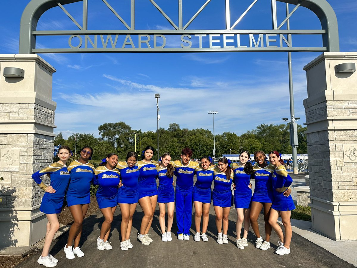 First Friday night football game at the newly renovated stadium! Way to fight tonight Steelmen Football! We can’t wait to root for you guys all season long! 🏈💙📣 #Onward #SteelmenPride