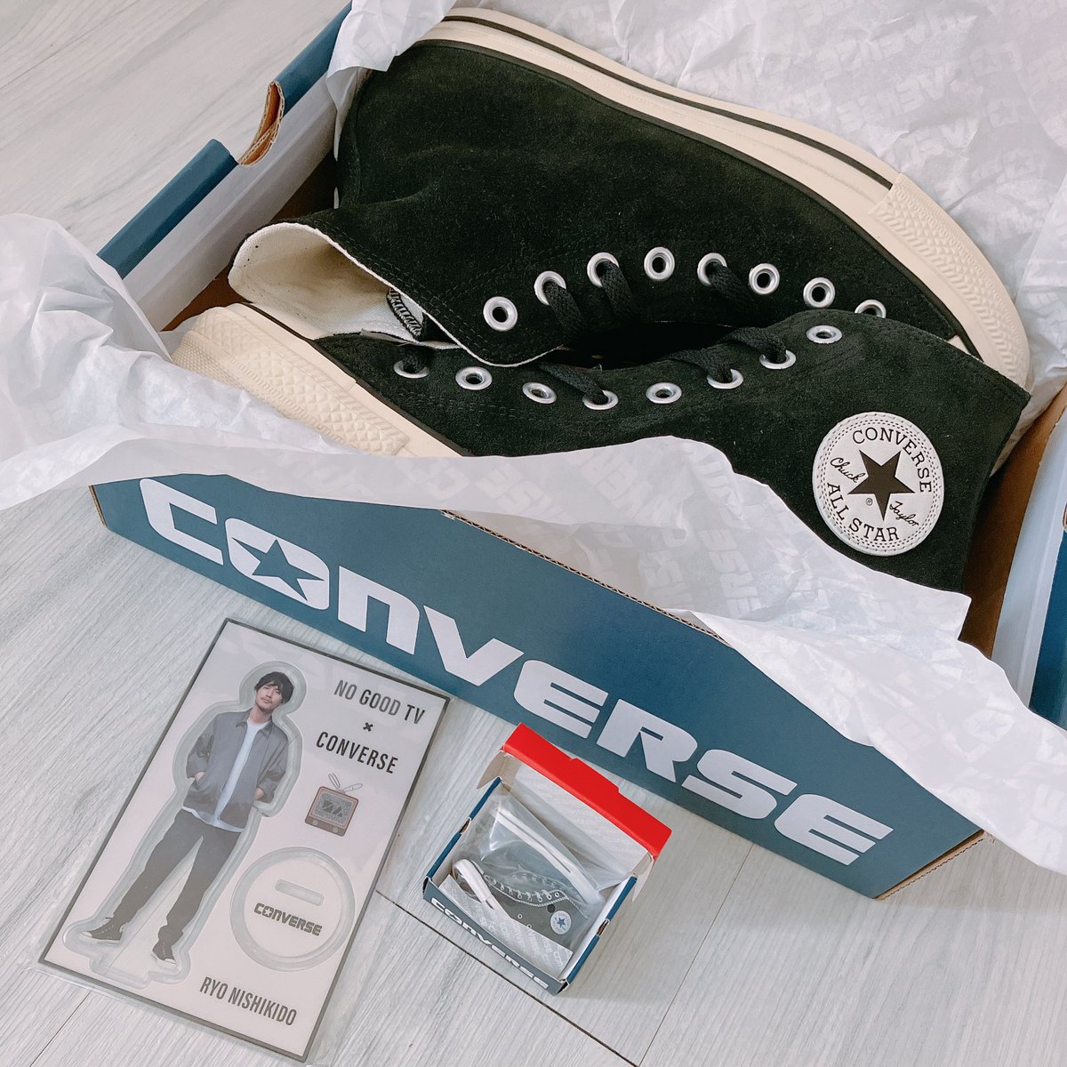 me88gu's tweet photo. #CONVERSE × #RyoNishikido
#CollaborationModel ♡♡
#12月に予約
#かわいいだろうとは思っていたけど
#やっぱりさすがです
#最高に可愛くて
#最高にHappy♡♡ https://t.co/WVB1LViFza