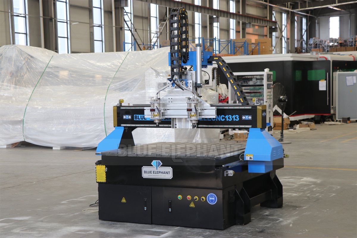 ElephantCnc's tweet image. 🎉🌟Double-head Woodworking CNC Router with customized 1300*1300mm worktable
#cncrouter #woodworking #multispindle #multihead #moldova
🥰Want to buy? Plz click the following link:
elephant-cnc.com/pro/multi-spin…
💐Or leave me your email or whatsapp, we will provide you what you want.